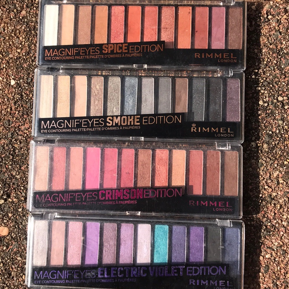 Four Rimmel London Magnifyes Palettes